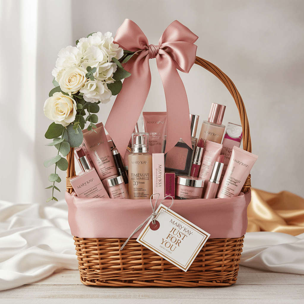Personalized Mary Kay gift basket