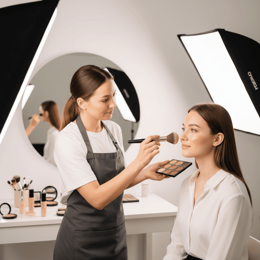 Makeup application