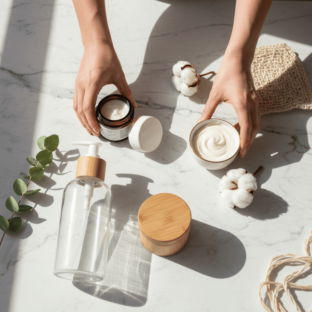 Custom skincare bundle package