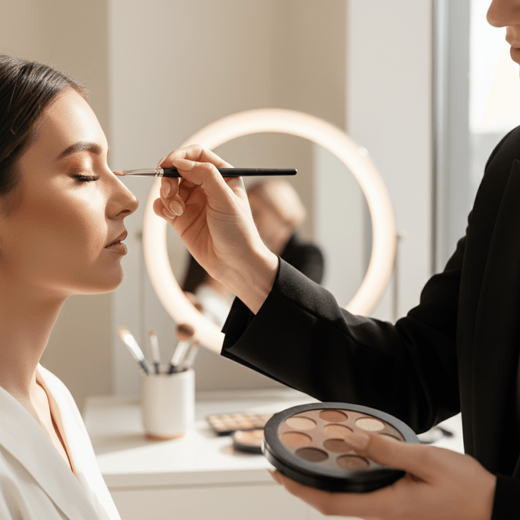 Makeup application